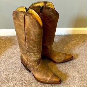 Tony Lama Cowboy Boots Women 8